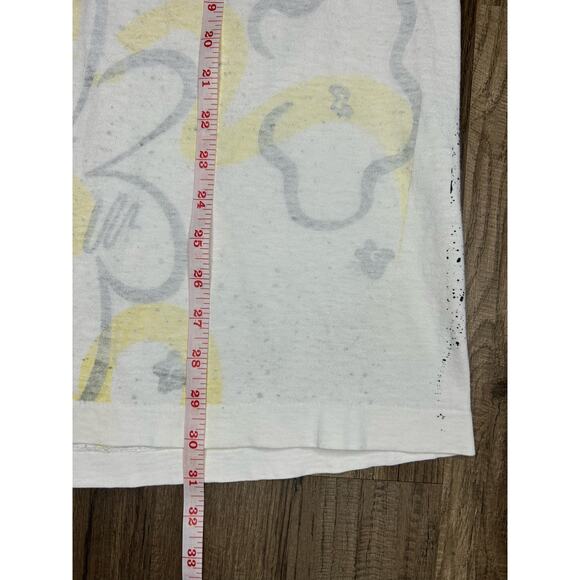 VTG 1991 Luke Perry Beverly Hills 90210 Reverse print AOP Rare Shirt - Picture 8 of 11